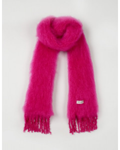 Aurora kid mohair scarf, 35x160 cm, imperial pink