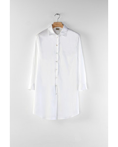 Hamptons shirt dress, white