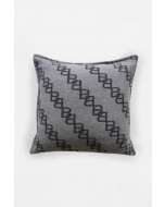BB-chain logo cushion cover, 50x50cm, light grey/grey