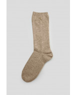 Zermatt cashmere socks w BB tab, several sizes, oat
