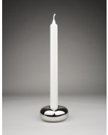 Barria grooved candle set 5pcs, Ø 2x28cm, white
