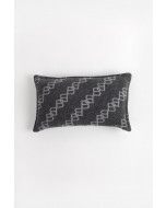 BB-chain logo cushion cover, 30x50cm,  grey/light grey