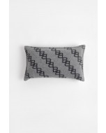 BB-chain logo cushion cover, 30x50cm, light grey/grey