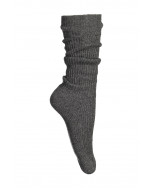 Berry cashmere socks, several sizes, grey melange