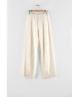Bellecote cashmere trousers, XS-XL, ivory