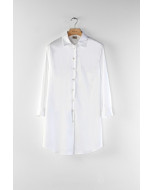 Hamptons shirt dress, white