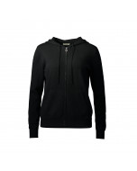 Lausanne cashmere hoodie, black