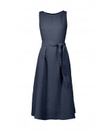 Layla linen dress, XS-XL, navy