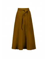 Lena linen skirt, XS-XL, breen