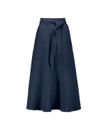 Lena linen skirt, XS-XL, horizon blue