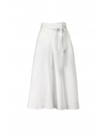 Livia linen blouse tunic, S-XL, white
