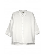 Livia linen blouse tunic, S-XL, white