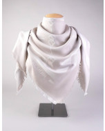 Cannes jacquard scarf, 140x140 cm, dun