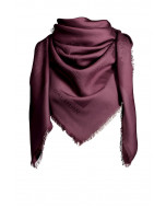 Capri scarf, 140x140cm, wine red