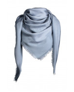 Capri scarf, 140x140cm, stormy blue