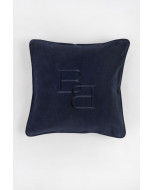 Cassia BB-logo cushion cover, 50x50cm, dark navy