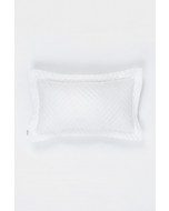 Cassis organic cushion cover, 30x50cm, white