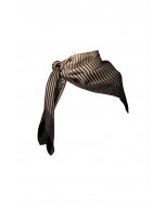 Darisa silk scarf, 90x90cm, brown