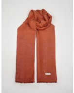 Dawn scarf, terracotta