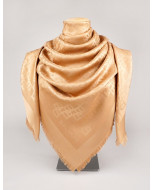 Florence scarf, 140x140 cm, soft camel