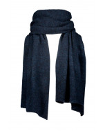 Grace scarf, 60x180cm, navy melange 