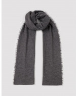 Helsinki scarf, several sizes, dark grey melange