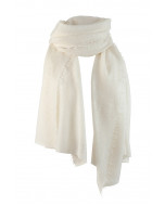 Helsinki cashmere scarf, several sizes, ivory