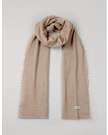 Helsinki cashmere scarf, several sizes, light almond
