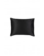 Marbel travel sized pillow case, 100% silk, 30x40cm, black