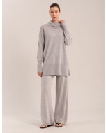 Marlene cashmere sweater, S-XL, soft grey mel