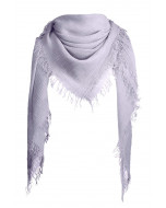 Marseille scarf, 140x140cm, lavender frost