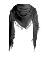Marseille scarf, 140x140cm, black
