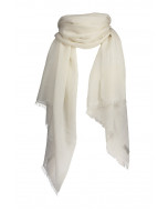 Mila scarf, 70x195cm, ivory