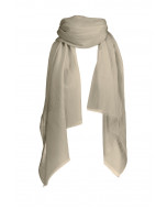 Mila scarf, 70x195cm, light taupe