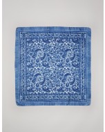 Mirage silk scarf, 65x65cm, lapis blue