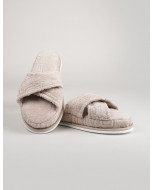 Pampelonne slippers, dark taupe