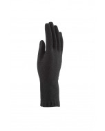 Zermatt cashmere gloves, one size, black