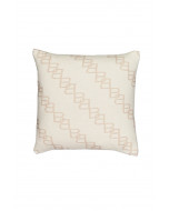 BB-chain cushion cover, 45x45cm, white/sand