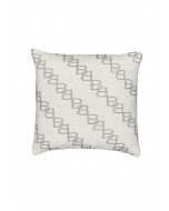 BB-chain cushion cover, 45x45cm, white/grey